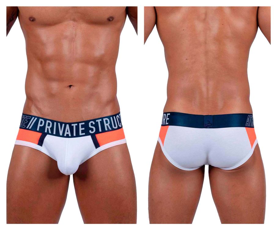 Private Structure BAUT4388 Athlete Mini Briefs White League