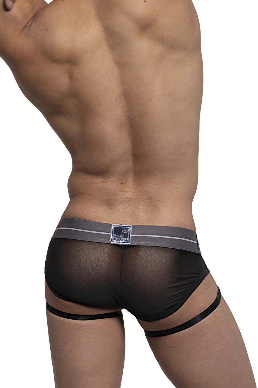 Private Structure MIUX4093 Momentum Orange Harness Mini Briefs