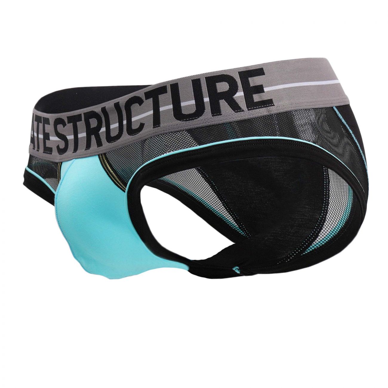 Private Structure MIUY3857 Momentum Orange Mini Briefs Black