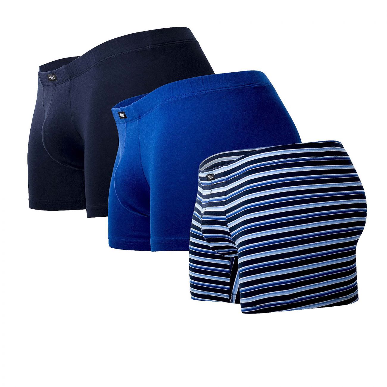 Rico 250708 3PK Stripes Boxer Briefs