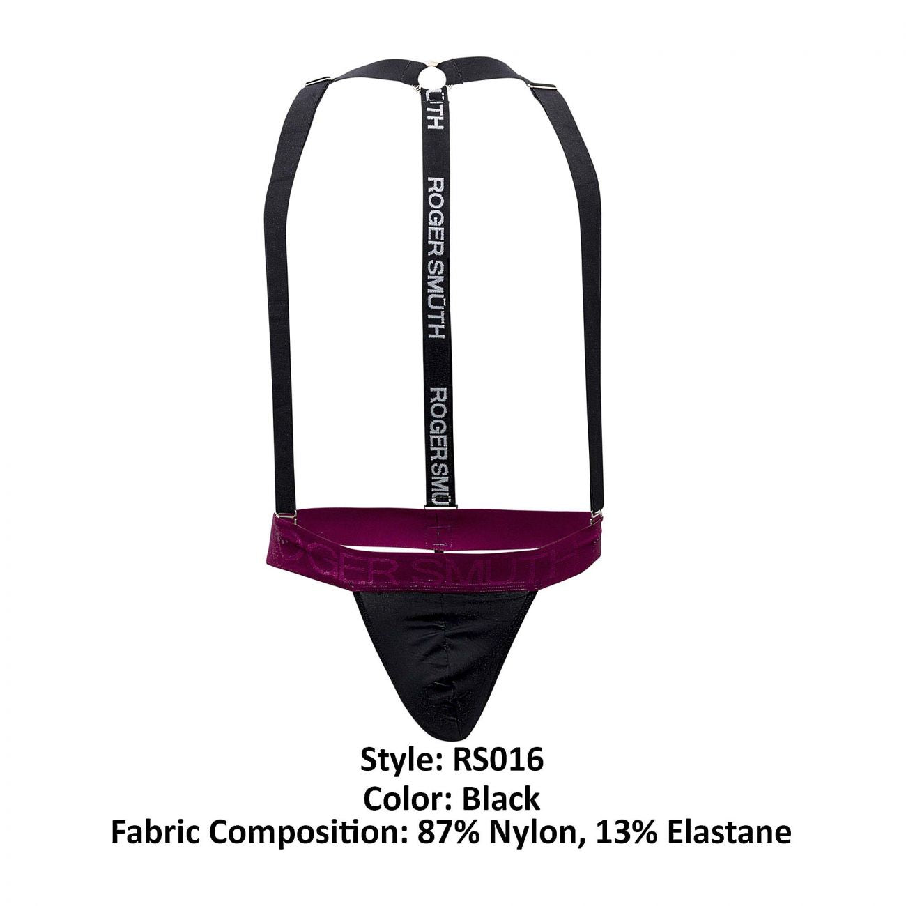 Roger Smuth RS016 Thongs Black