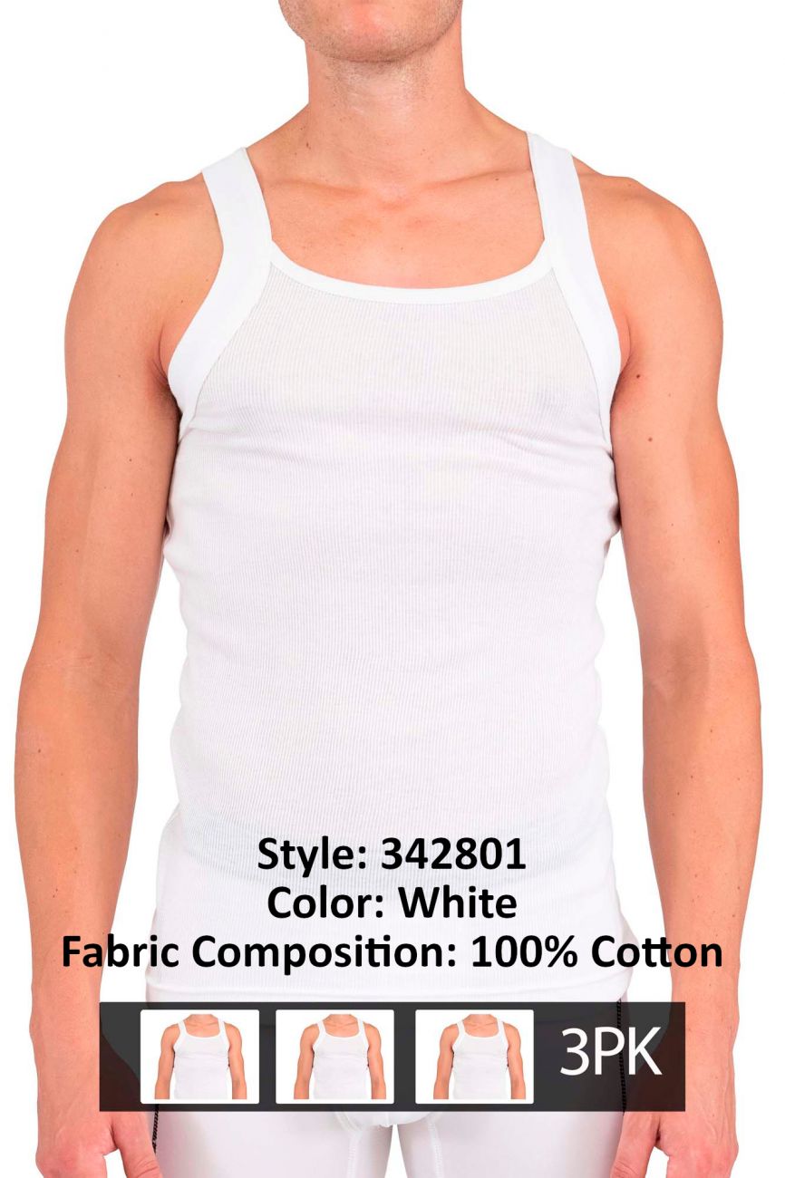 Undertech 342801 3PK Modern Square Tank Top