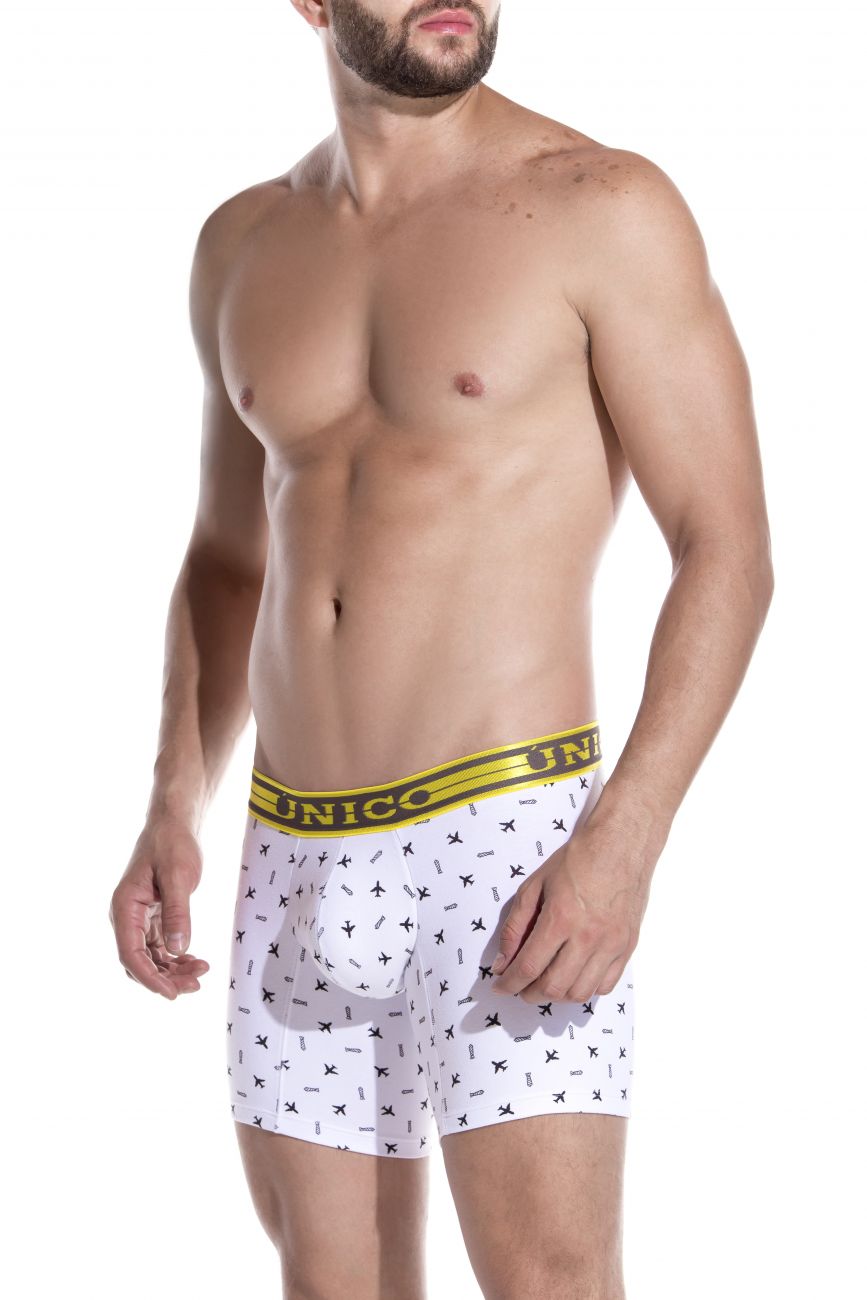 Unico 1902010023100 Boxer Briefs Radical White Printed