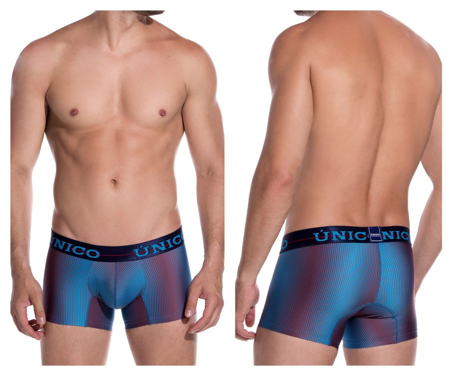 Unico 1907010014529 Trunks Tornasol Blue Printed