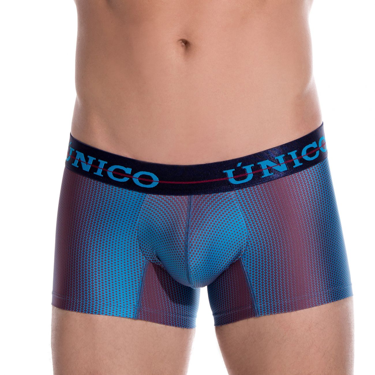 Unico 1907010014529 Trunks Tornasol Blue Printed