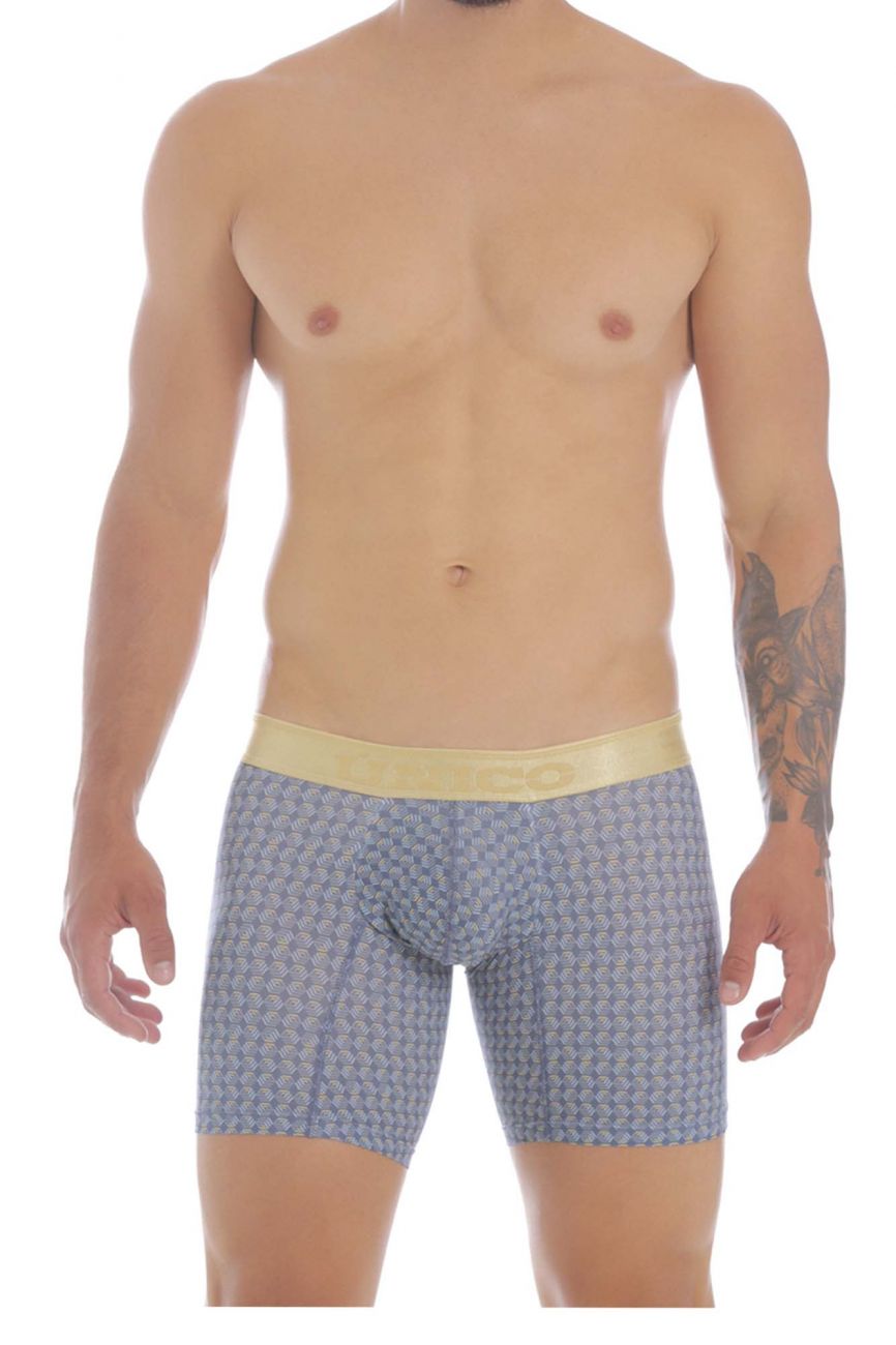 Unico 20070100204 Lucido Boxer Briefs Gray Printed