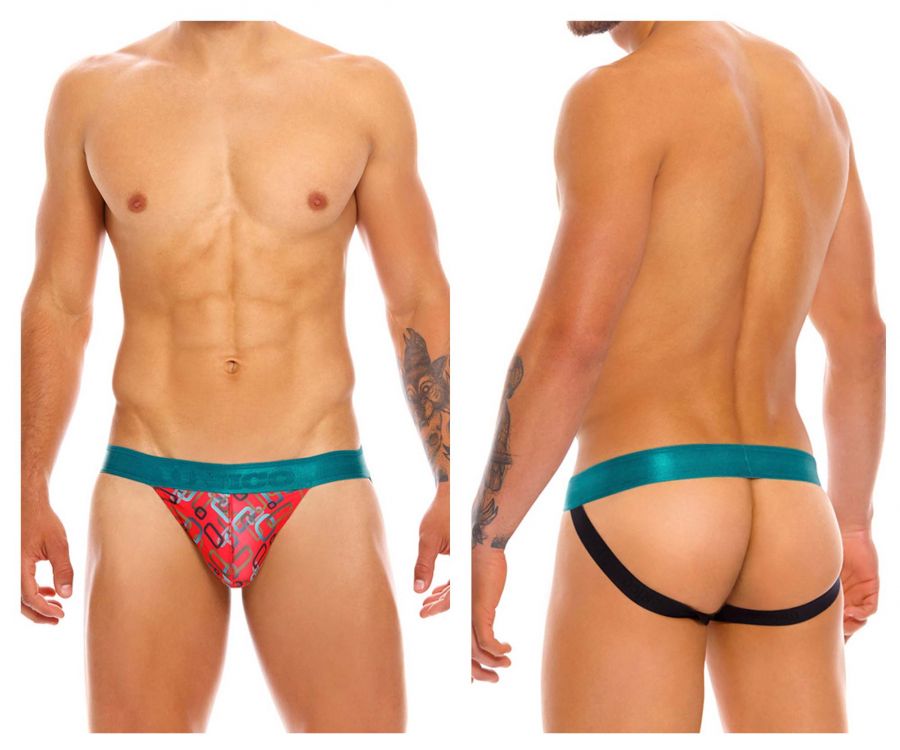 Unico 20070301229 Scheme Jockstrap Red Printed