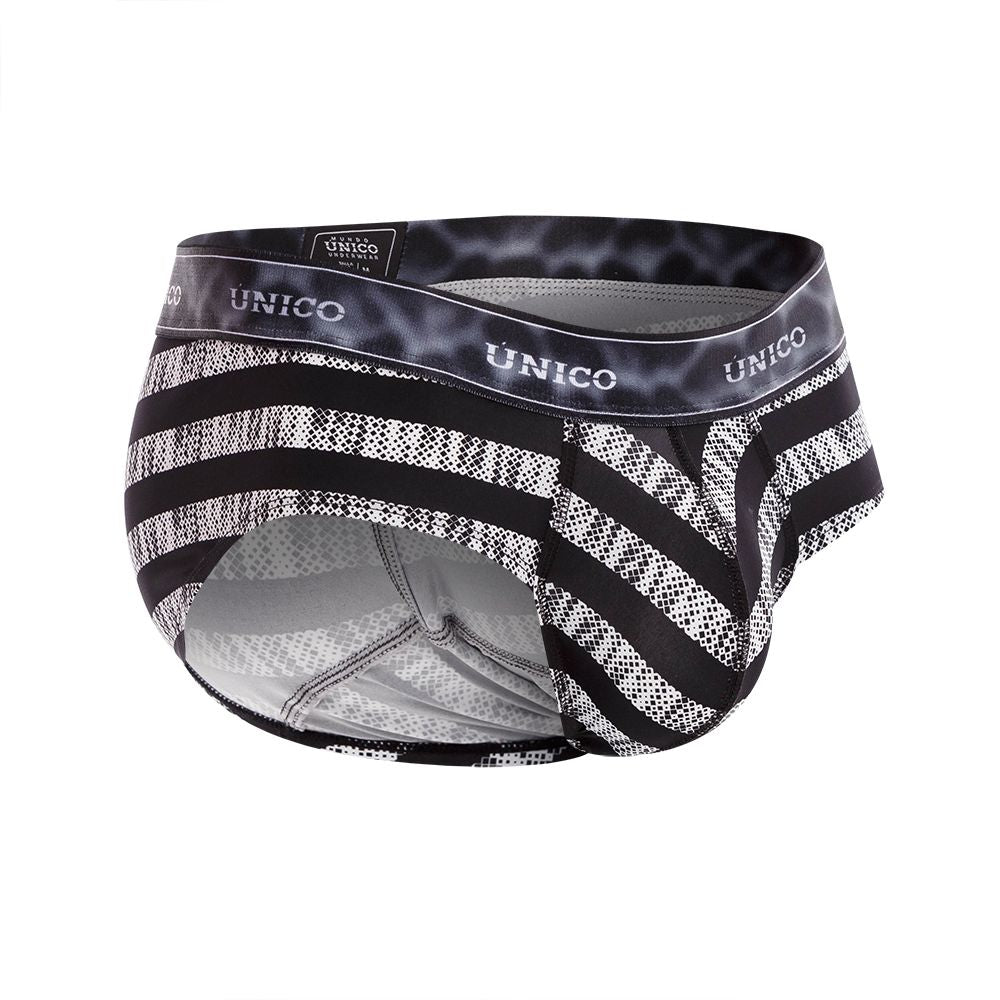 Unico 22080201107 Beteado Briefs Black Printed