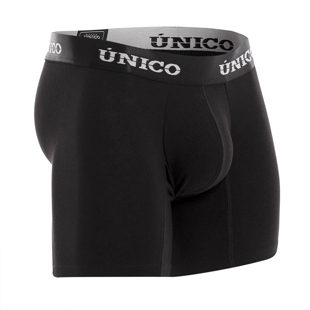 Unico 22120100203 Intenso A22 Boxer Briefs Black Plus Sizes