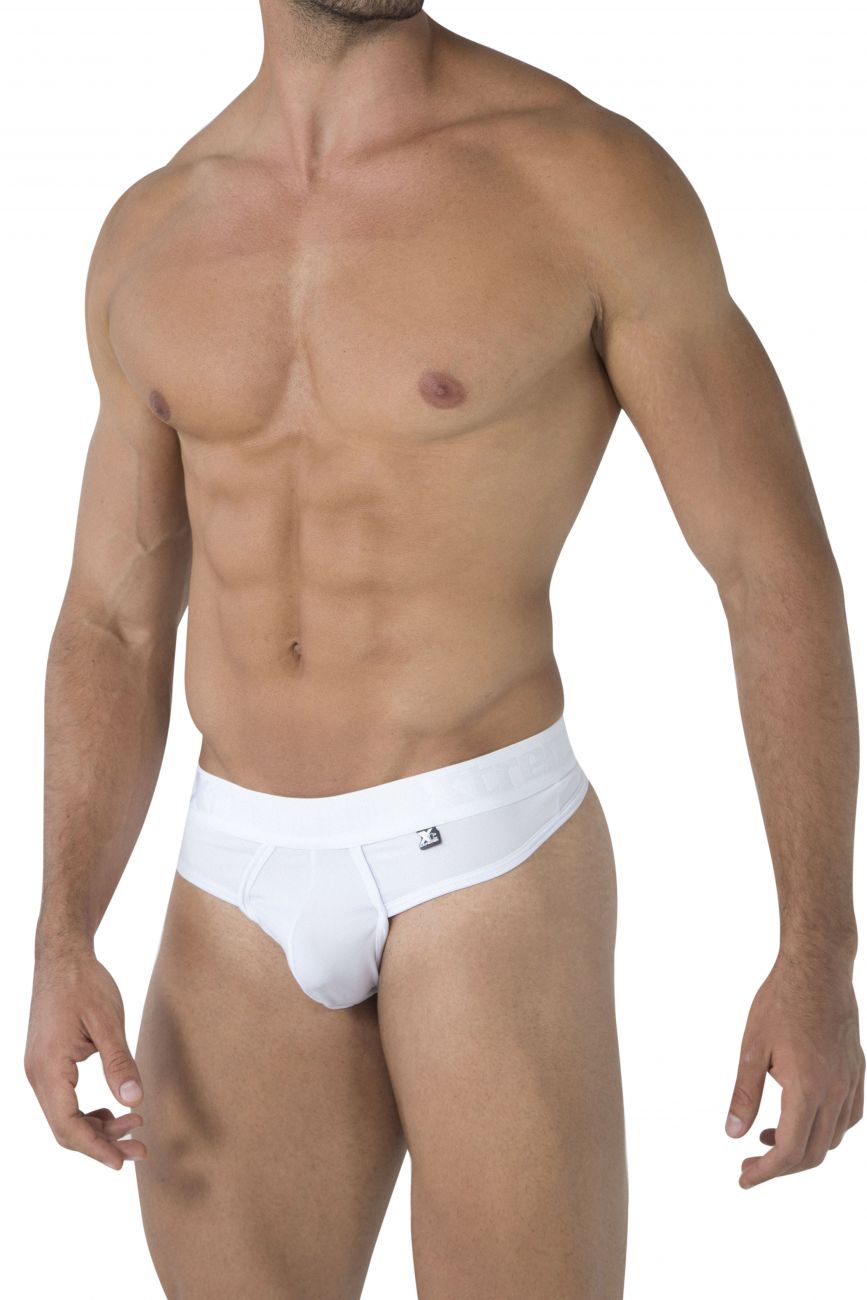 Xtremen 91031-3 3PK Piping Thongs Black White Gray