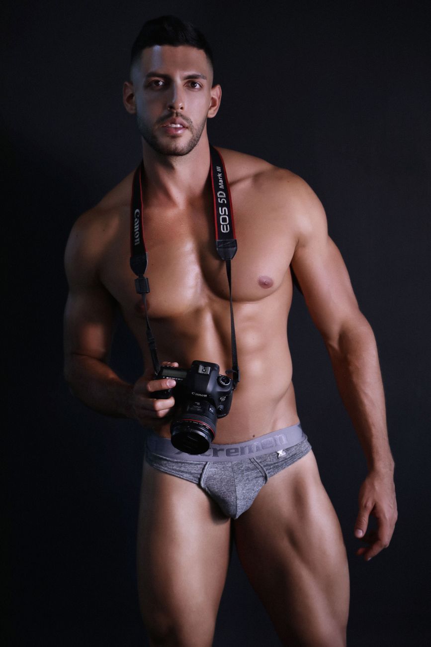 Xtremen 91031-3 3PK Piping Thongs Jasper Gray