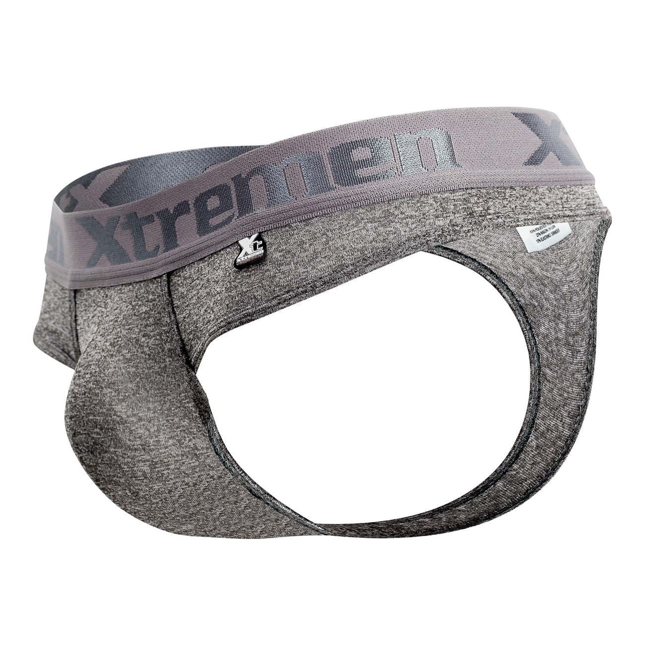 Xtremen 91031-3 3PK Piping Thongs Jasper Gray