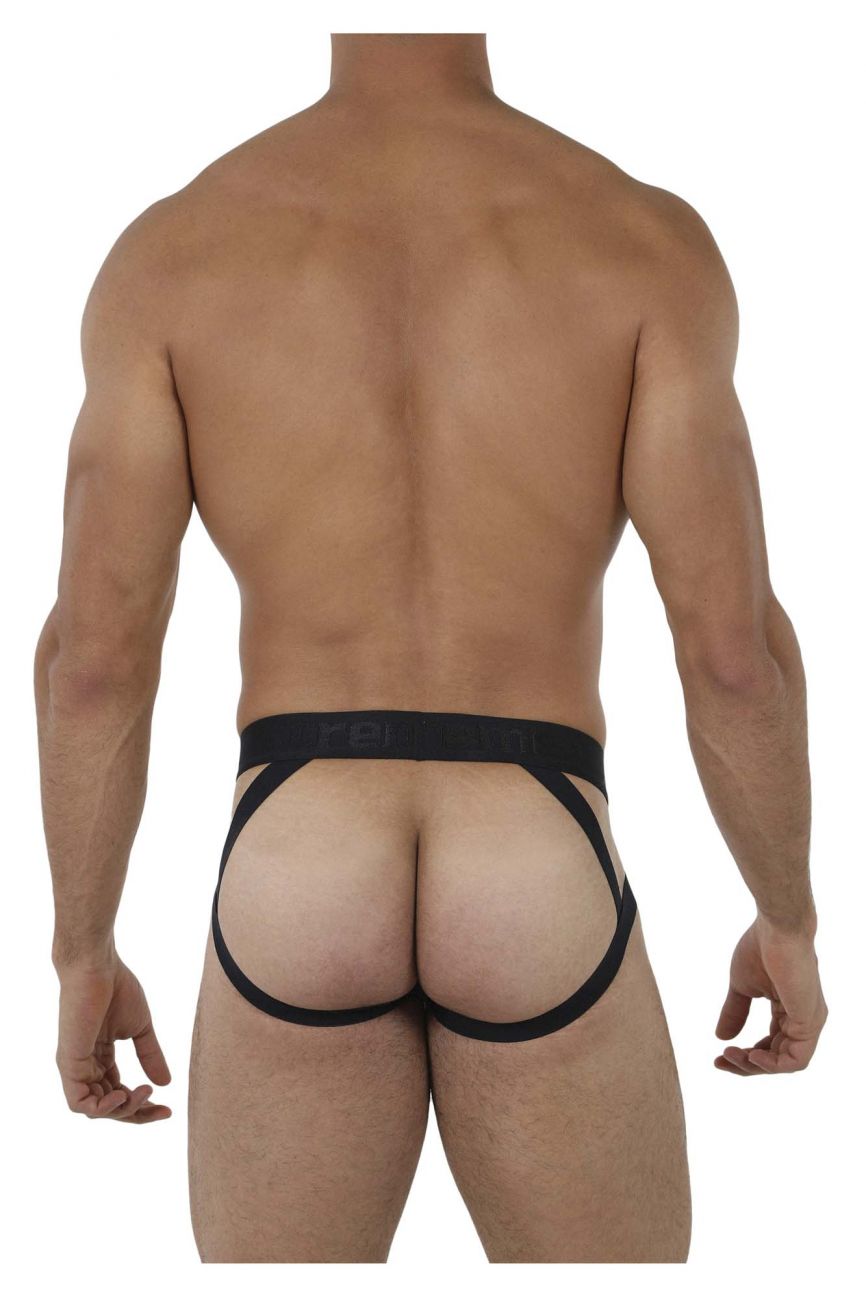 Xtremen 91068 Microfiber Jockstrap Black