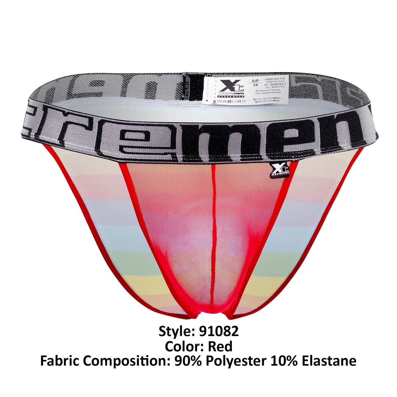 Xtremen 91082 Microfiber Pride Bikini Red