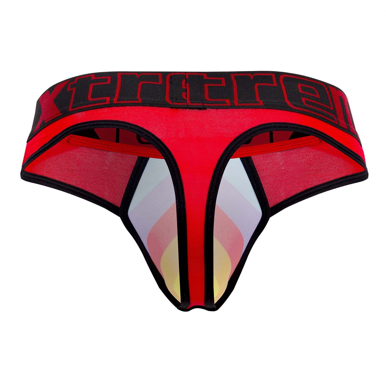 Xtremen 91086 Microfiber Pride Thongs Red