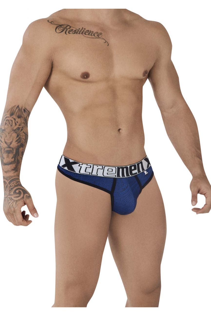 Xtremen 91087 Microfiber Jacquard Thongs Blue
