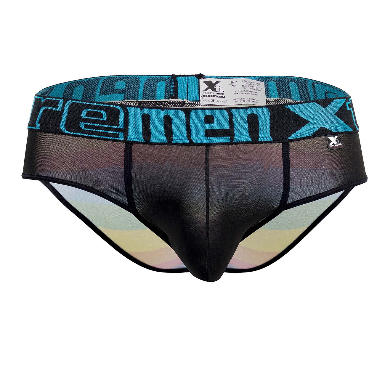 Xtremen 91088 Microfiber Pride Briefs Black