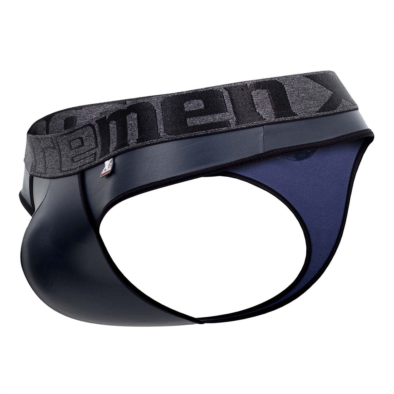 Xtremen 91113 Faux Leather Thongs Black