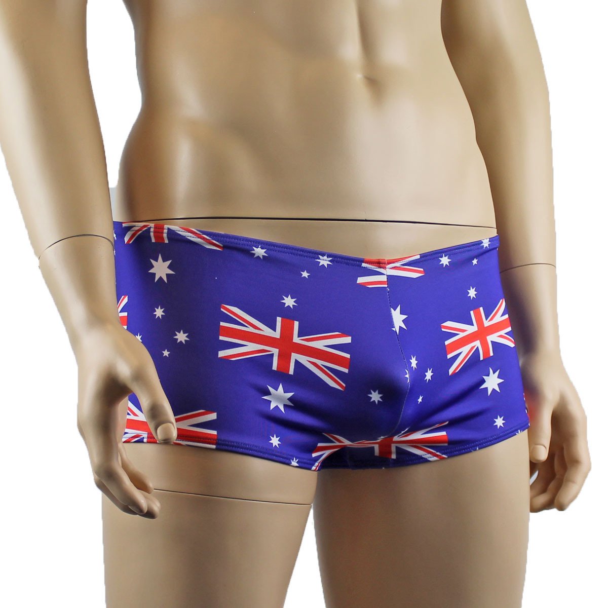 SALE - Australian Flag Aussie Day Mens Low Waisted Boxer Shorts