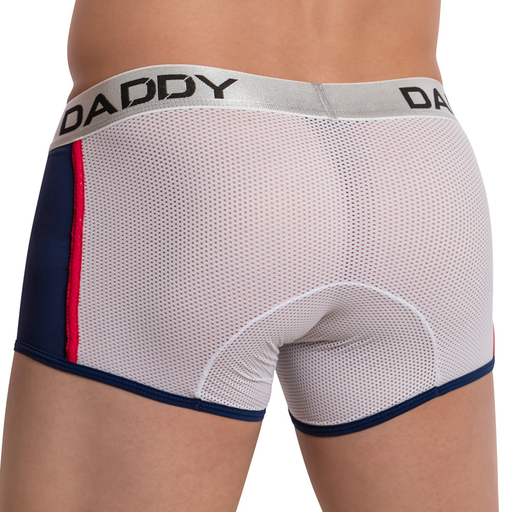 Daddy Athletic Pride Mesh Boxer White Plus Sizes