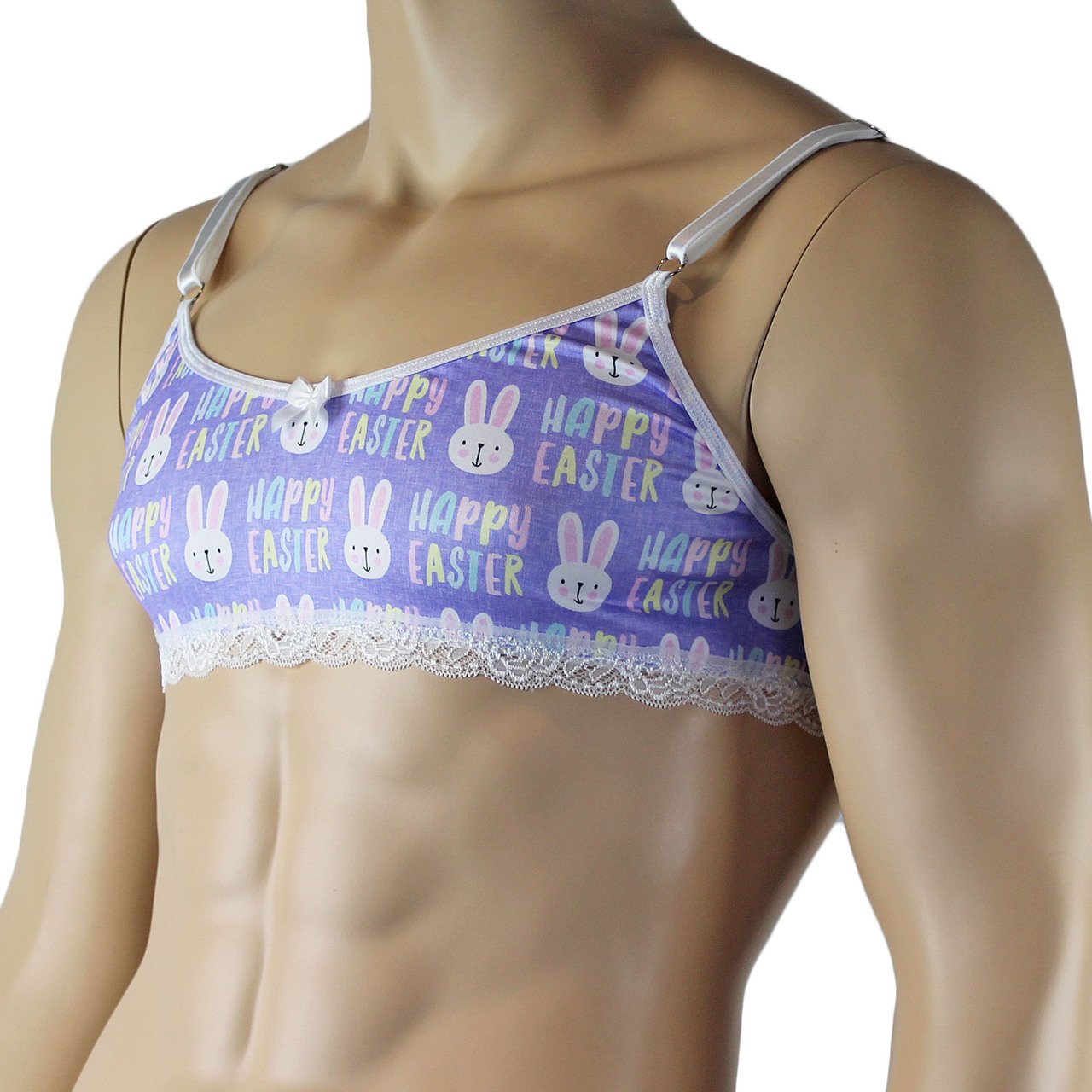 Easter Bunny Mens Lingerie Male Bra Top