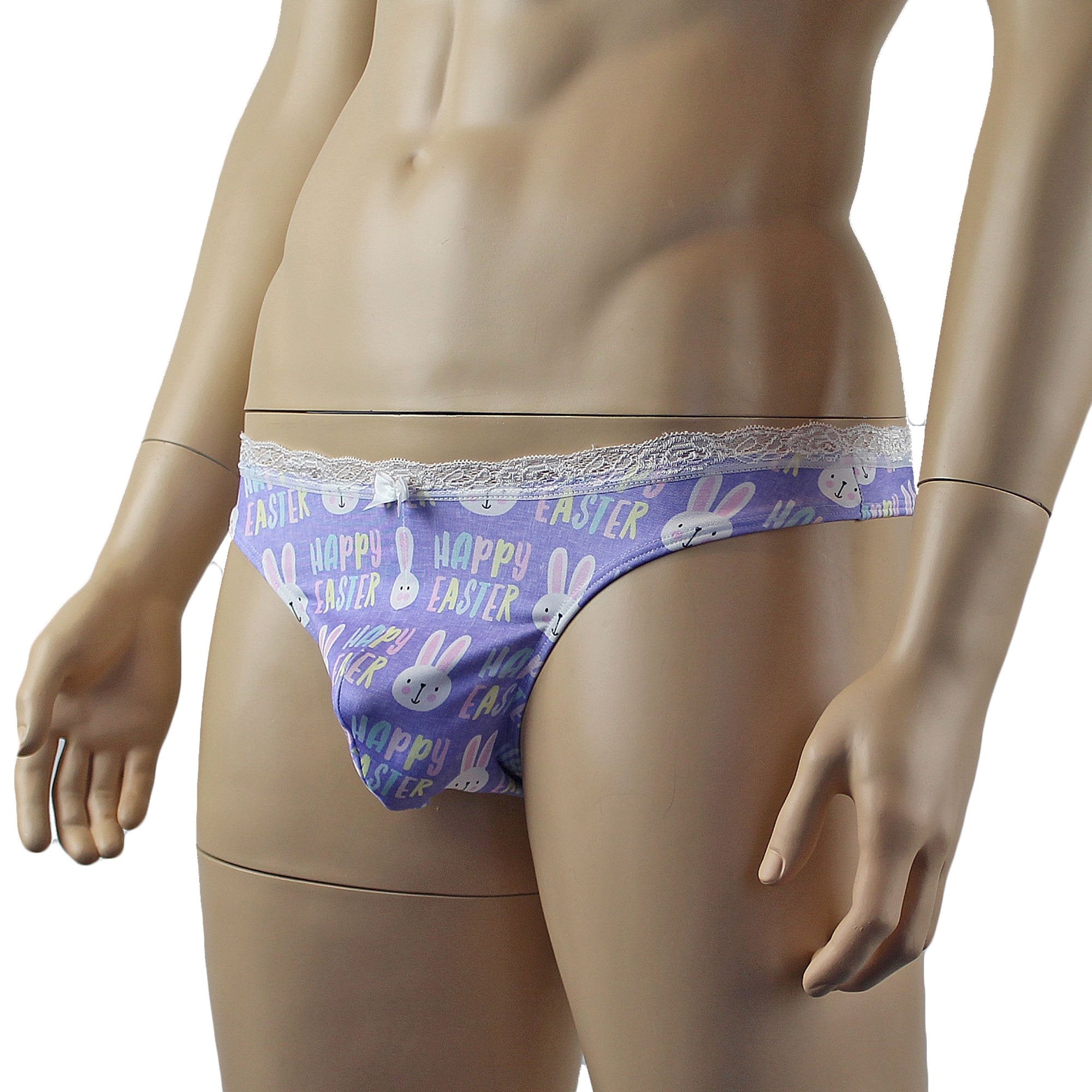 Mens Happy Easter Mens Lingerie Panty Bikini Brief