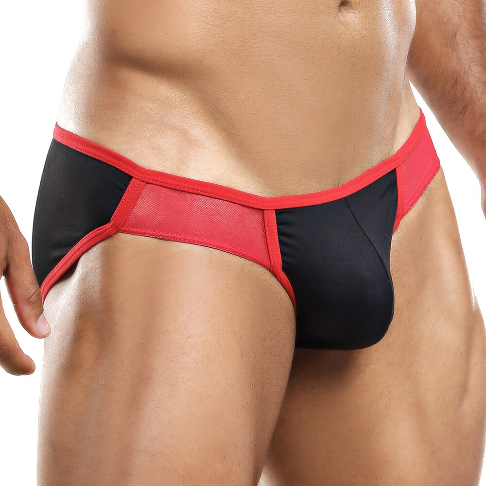 Mens Intymen Underwear Bikini Brief Black and Red