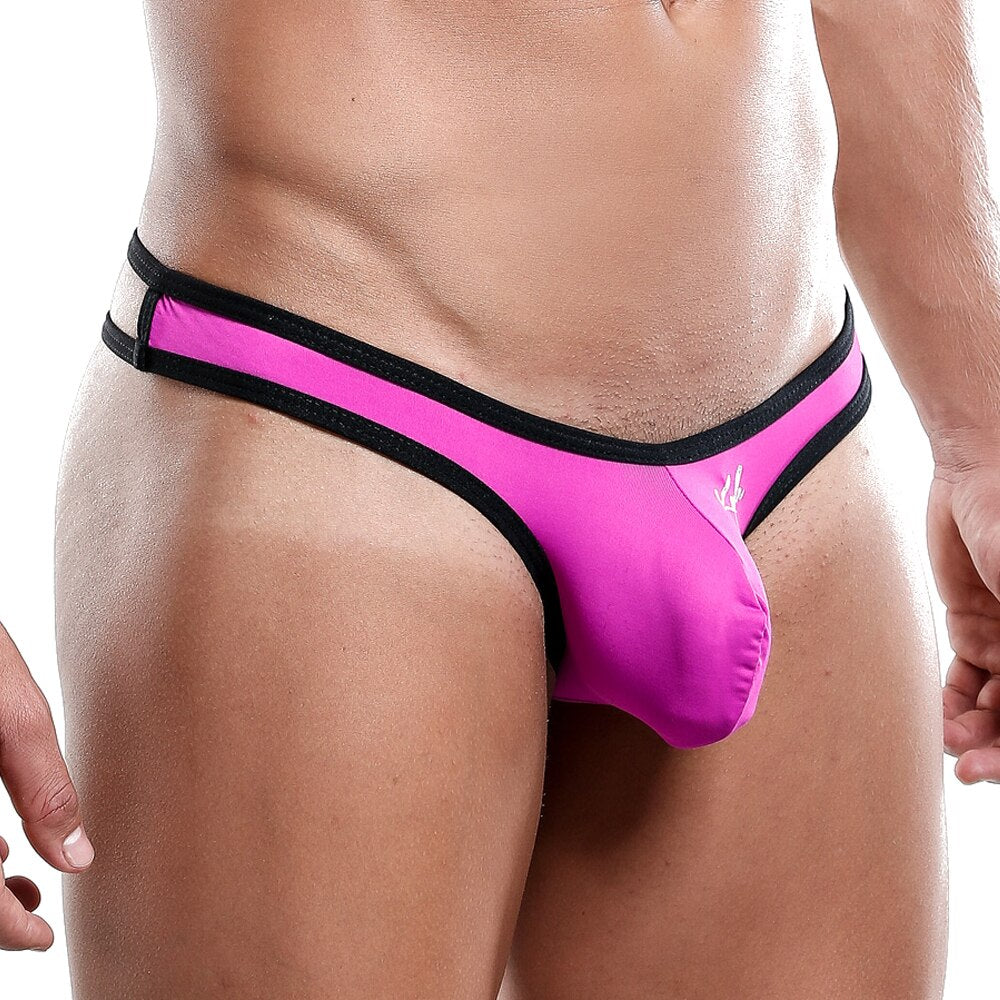 Kyle Mens Micro Thong with Strappy Back Fuchisa