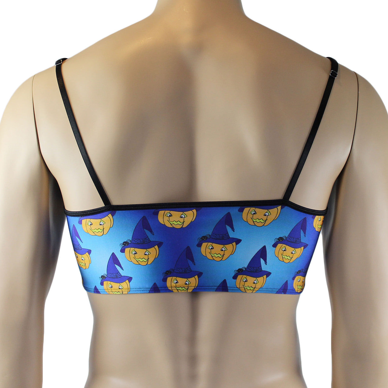 Mens Halloween Witches Pumpkin Face Camisole Top