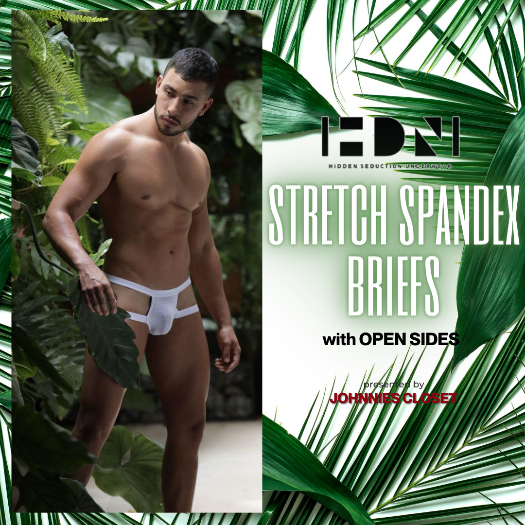 Open Up to the Sides with the Hidden Seduction Spandex Brief!