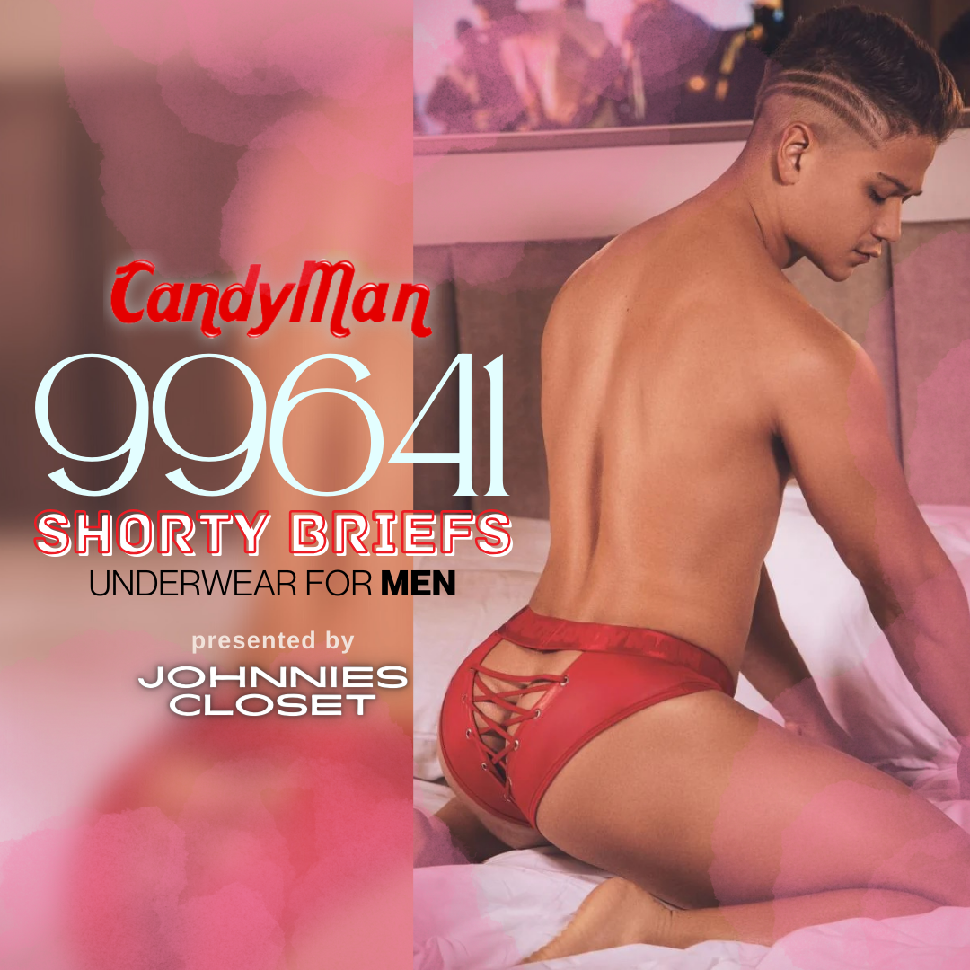 Super Silky Sexy Briefs for Men by Candyman has a Nice Surprise at the Back!