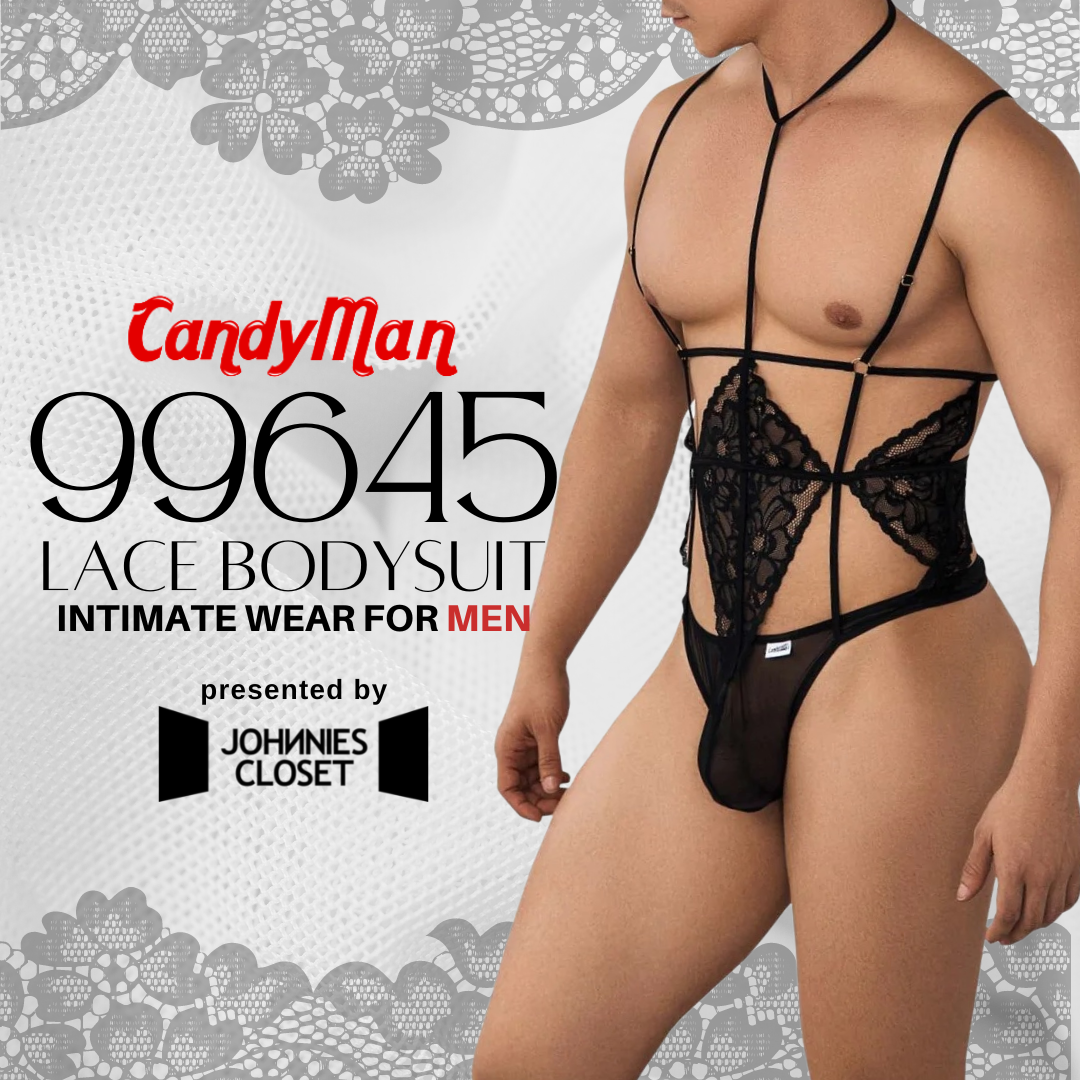 Intimate Wear for Men at its Finest with the Candyman 99645 Lace Bodysuit