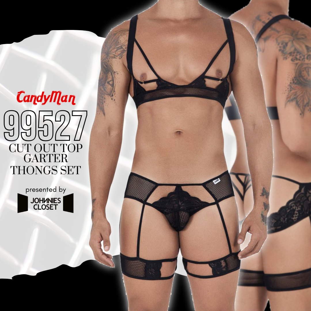This Candyman Cut Out Gartered Set is Ready to Spice Up Your Life!