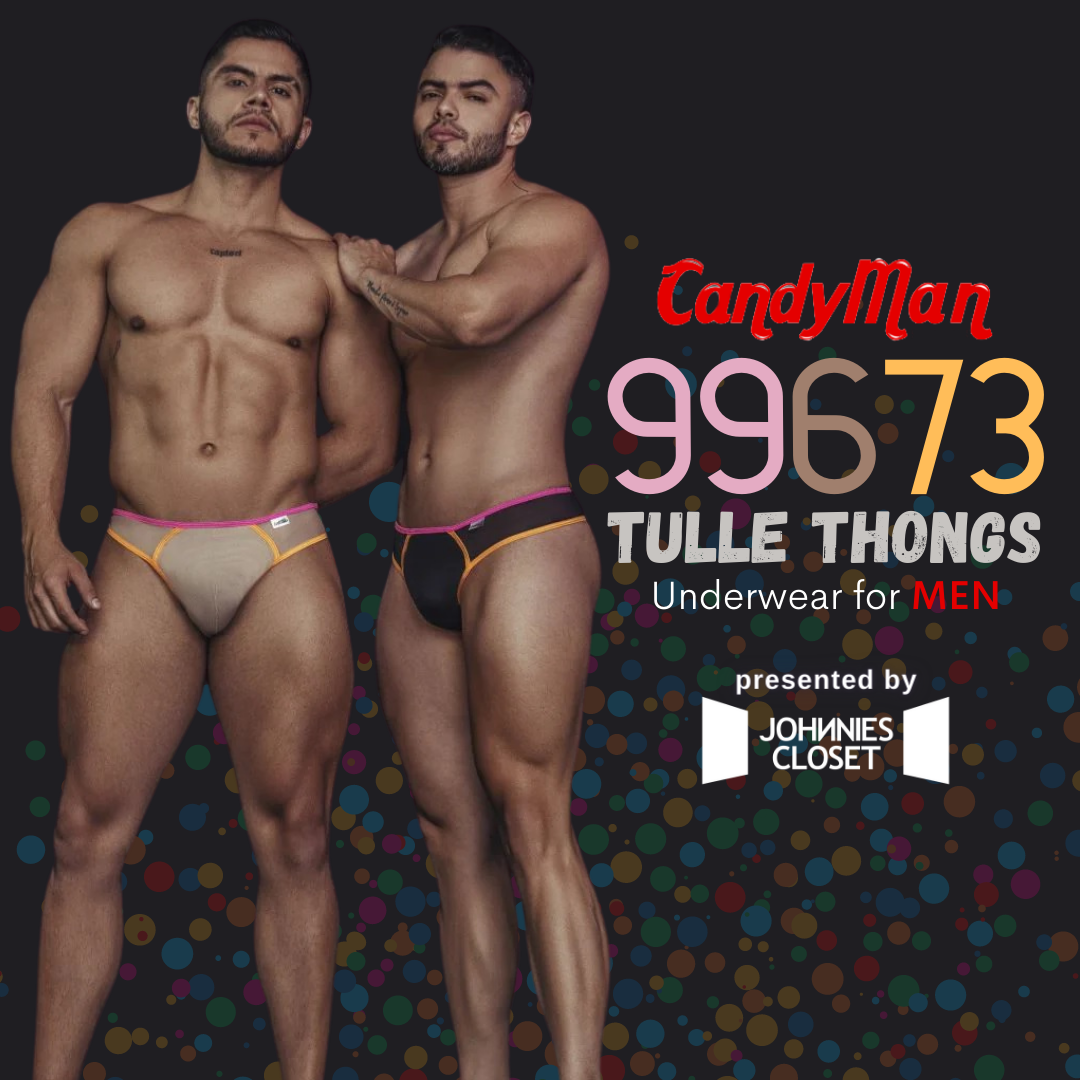 Modern Take on the Classic Thong with a Pop of Color by Candyman!