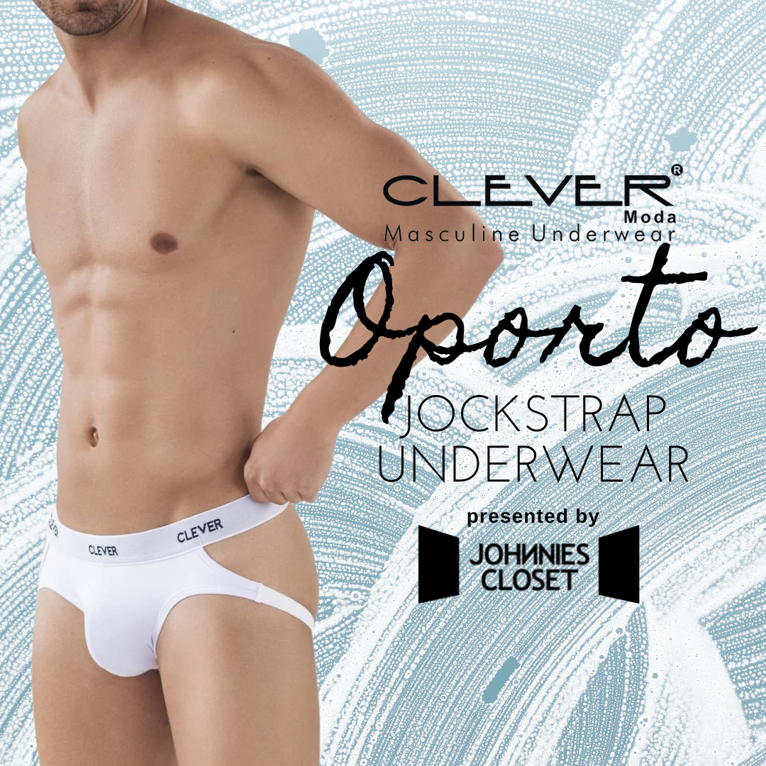 Channel a Clean and Sporty Look in the Clever Oporto Jockstrap Underwear!