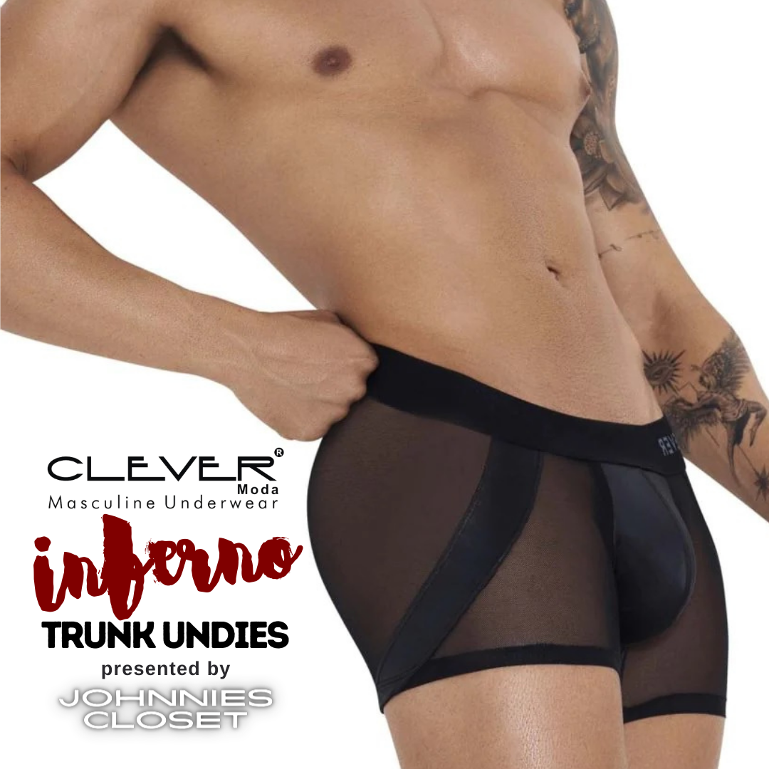 Scorch Like Wild Fire with the Inferno Trunks Boxer Brief Mens Underwear by Clever