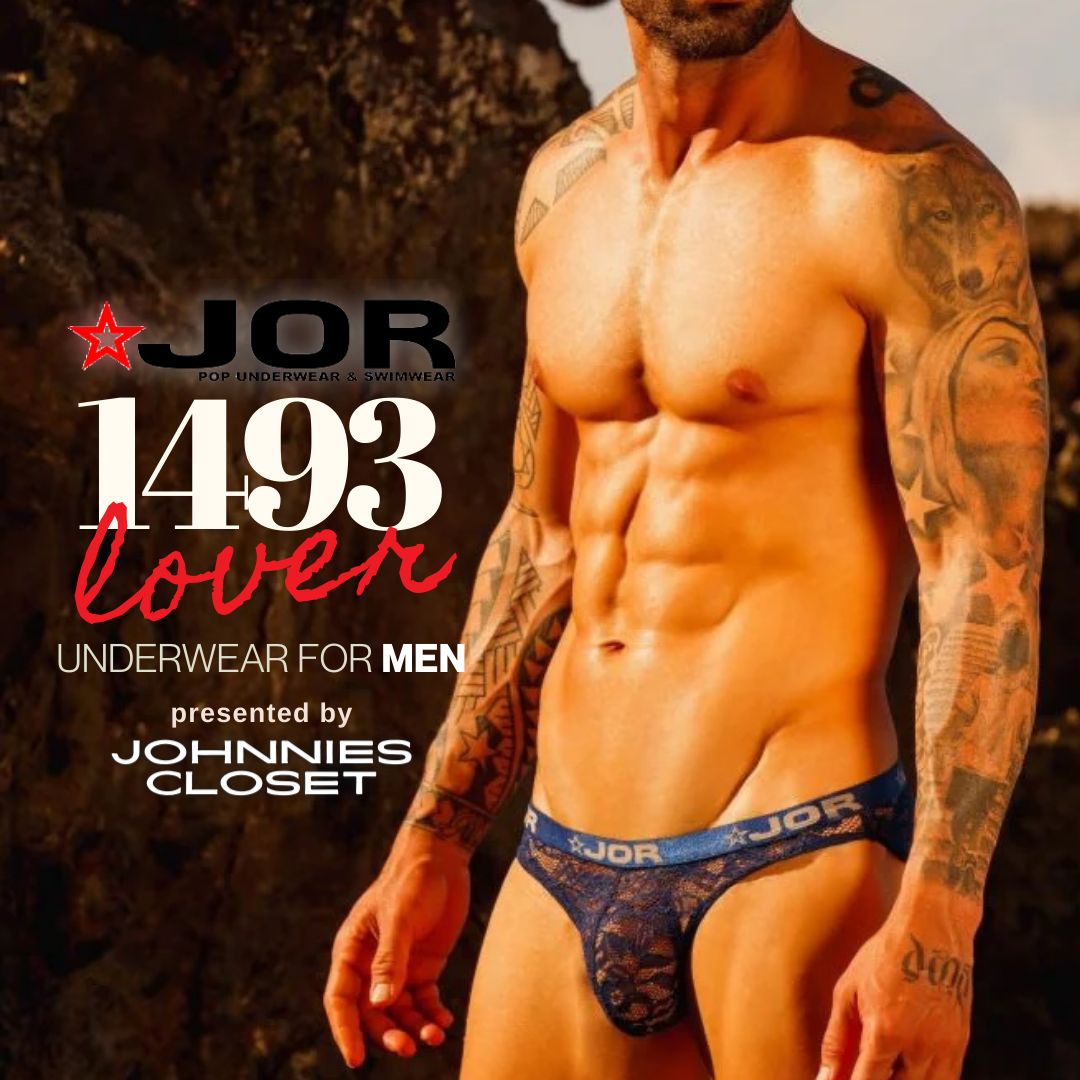 Let the JOR Romance You into Wearing a Sensual Lace Jockstrap Underwear for Men!