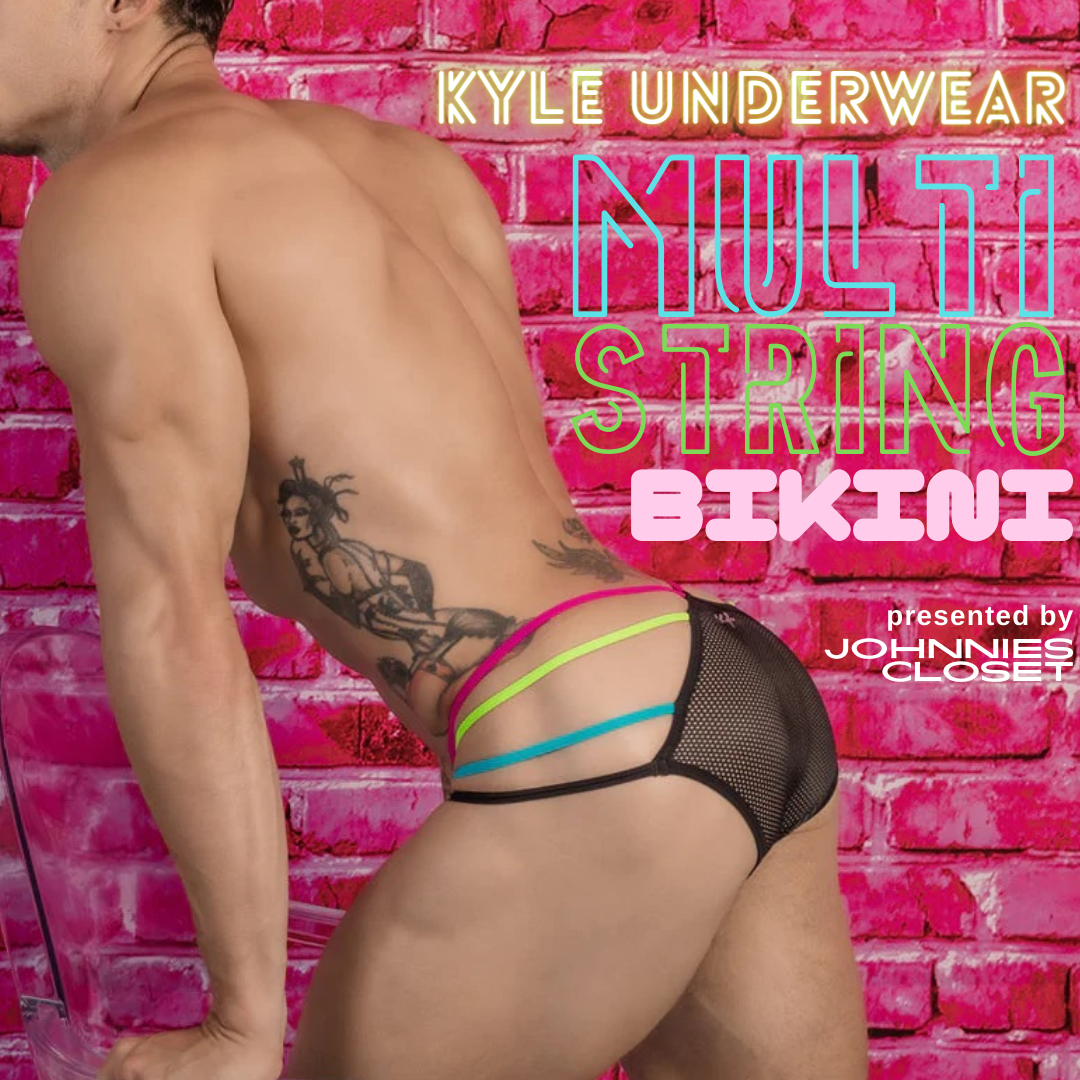 KYLE Underwear Brings Strips of Neon Colours for a Sexy Underwear Vibe!
