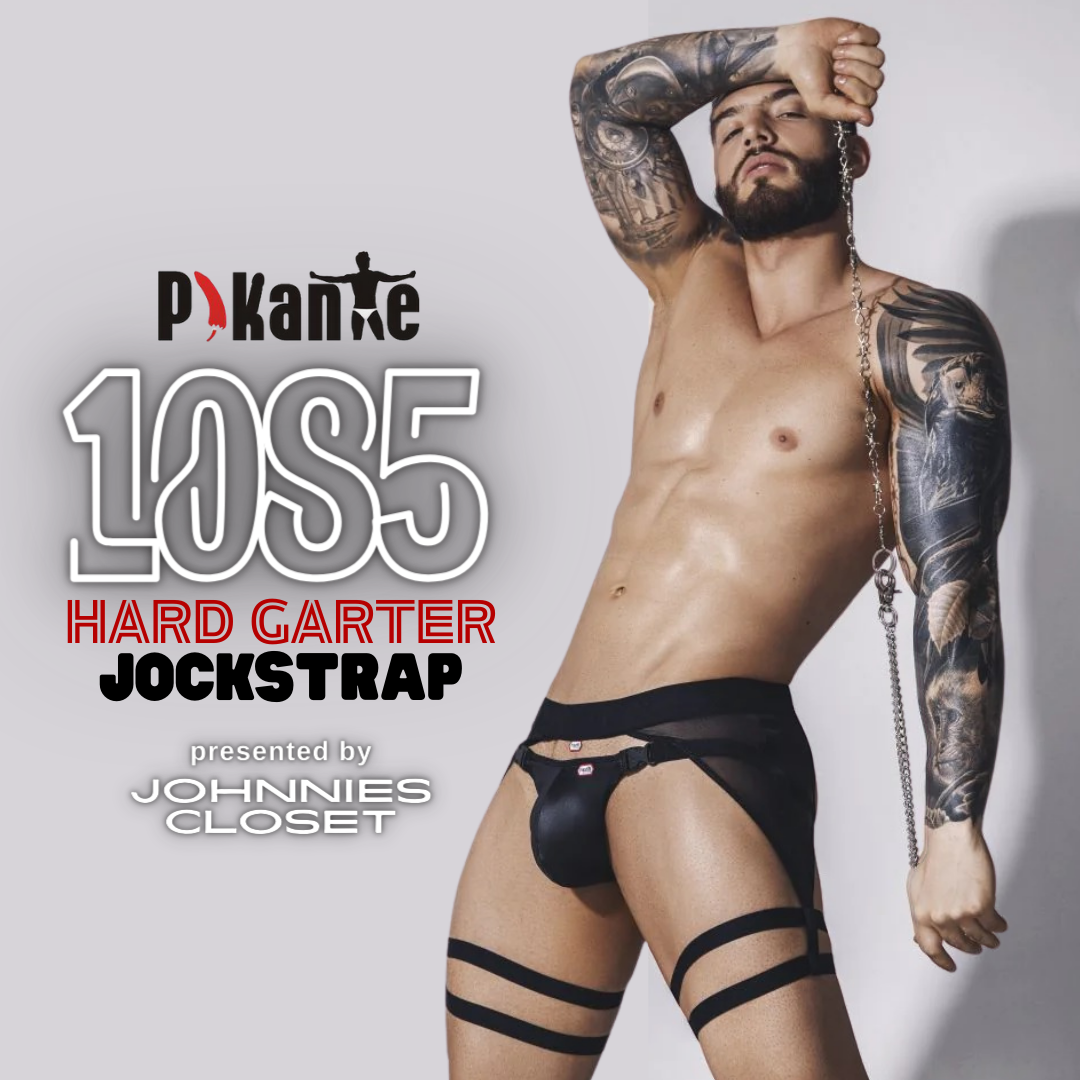 Sheer and Straps Harmoniously Blend in the Sizzling Pikante Garter Jockstrap!