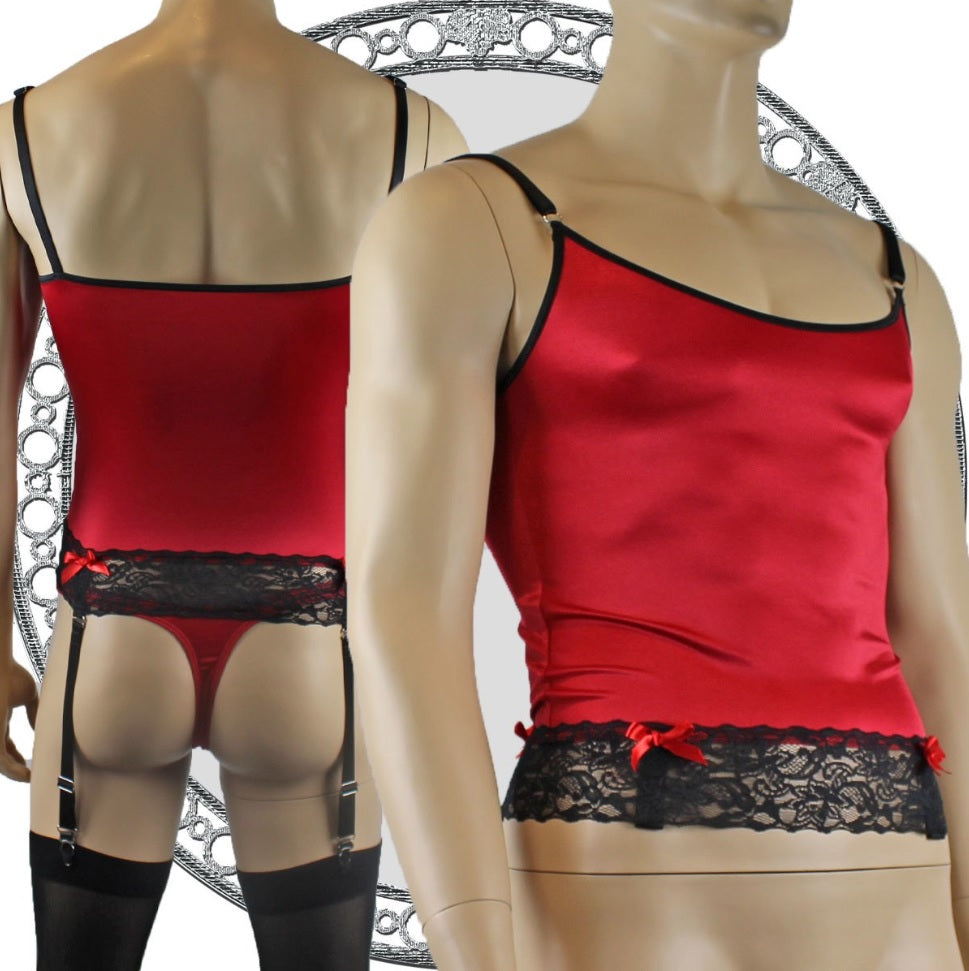 New Spangla Mens Lingerie Set Screams Desire in Red!