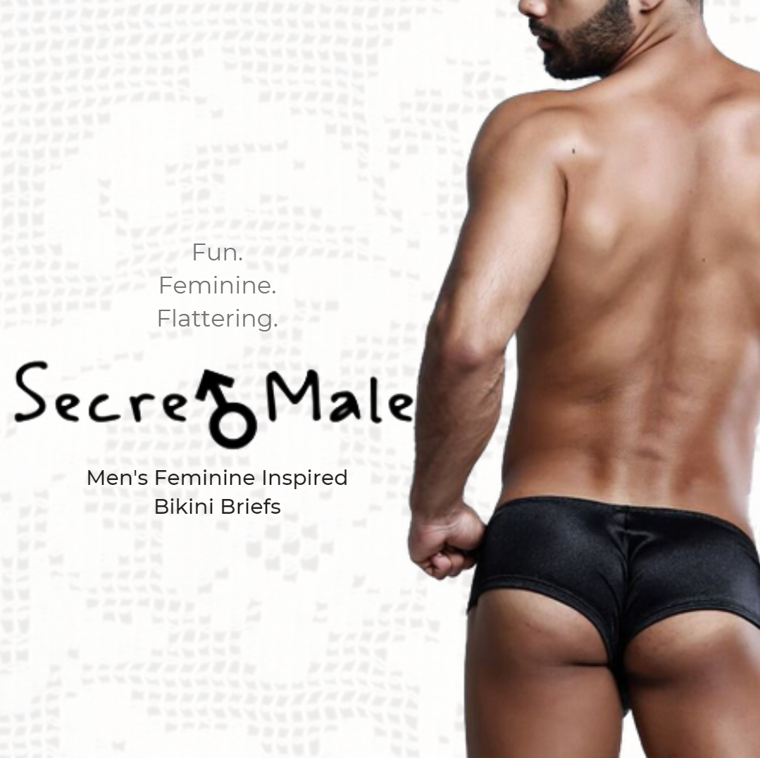 Stunning Feminine Inspired Underwear Made for Men by Secret Male