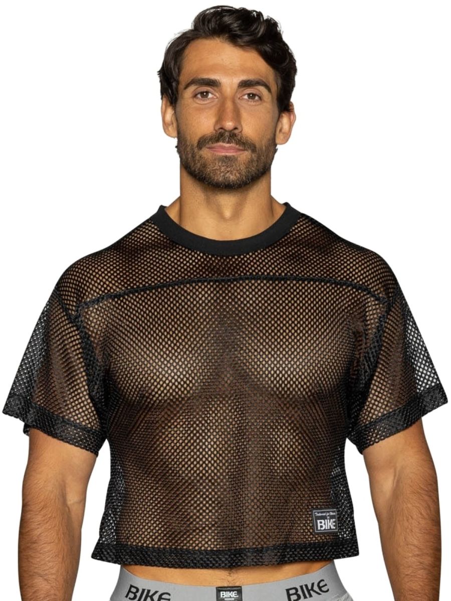 BIKE Athletic BAM134 Short Sleeve Practice Jersey Top Color Black