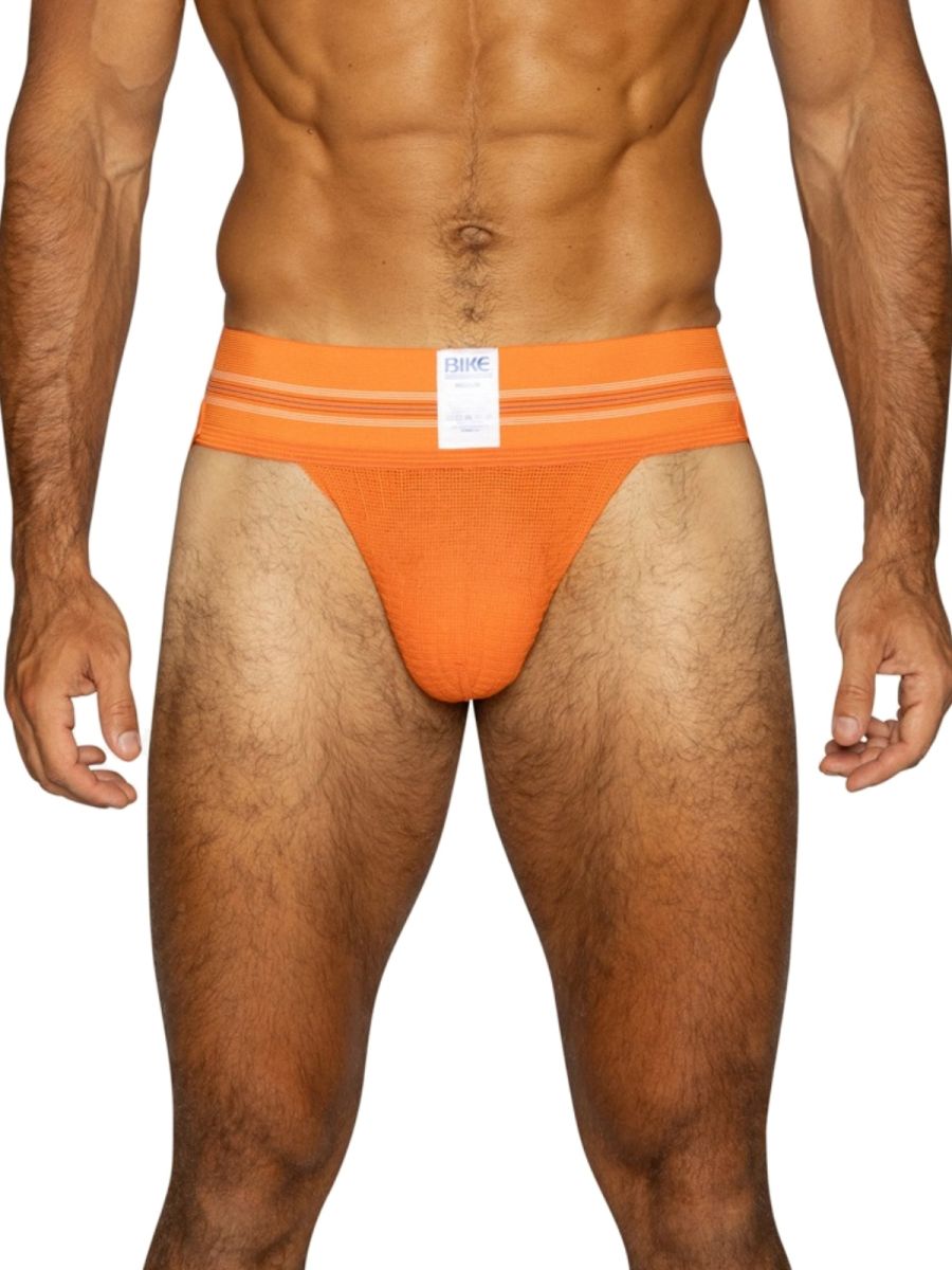 BIKE Athletic BAS306 Original Number 10 Jockstrap Performance Underwear Colour Orange