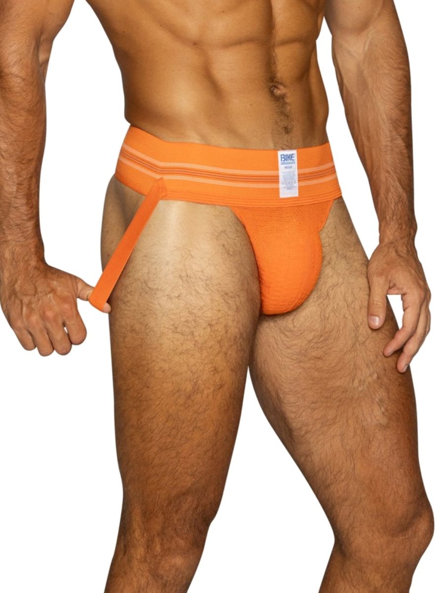 BIKE Athletic BAS306 Original Number 10 Jockstrap Performance Underwear Colour Orange