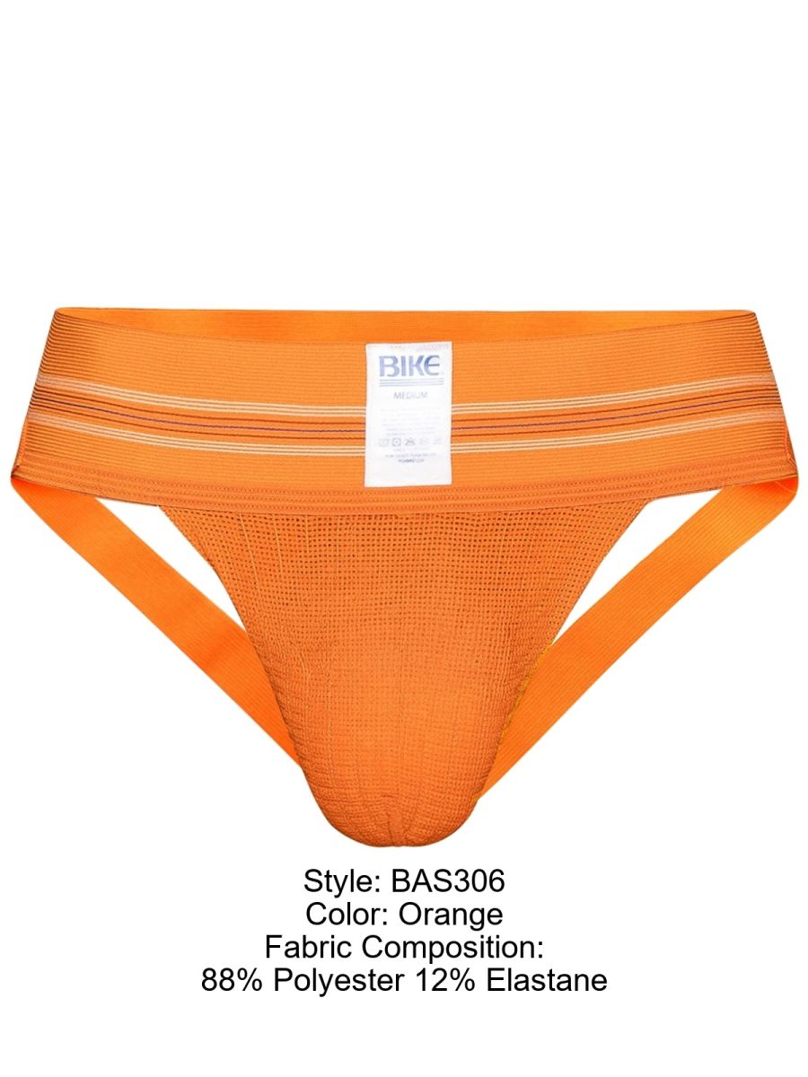 BIKE Athletic BAS306 Original Number 10 Jockstrap Performance Underwear Colour Orange
