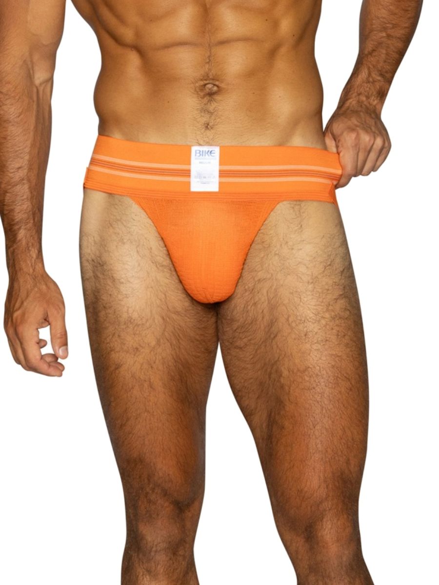 BIKE Athletic BAS306 Original Number 10 Jockstrap Performance Underwear Colour Orange