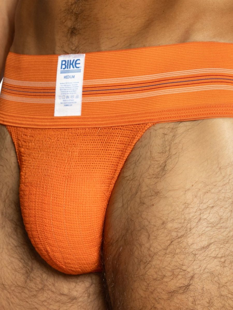 BIKE Athletic BAS306 Original Number 10 Jockstrap Performance Underwear Colour Orange