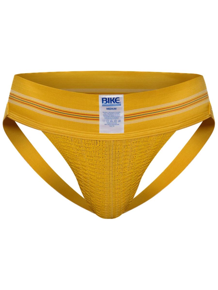 BIKE Athletic BAS306 Original Number 10 Jockstrap Performance Underwear Color Yellow