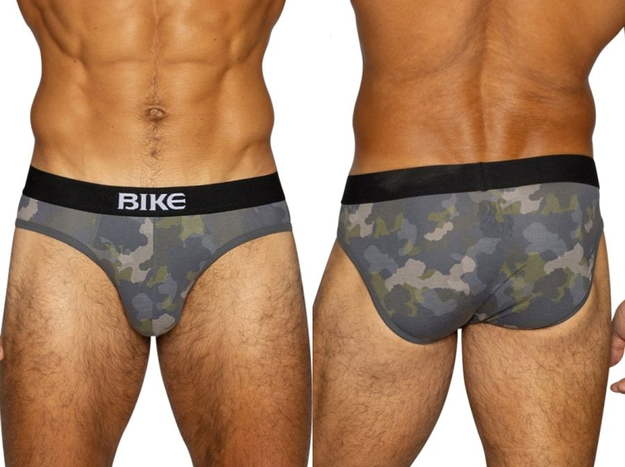 BIKE Athletic BAS327 Stretch Cotton Comfortable Brief Color Camo Plus Sizes