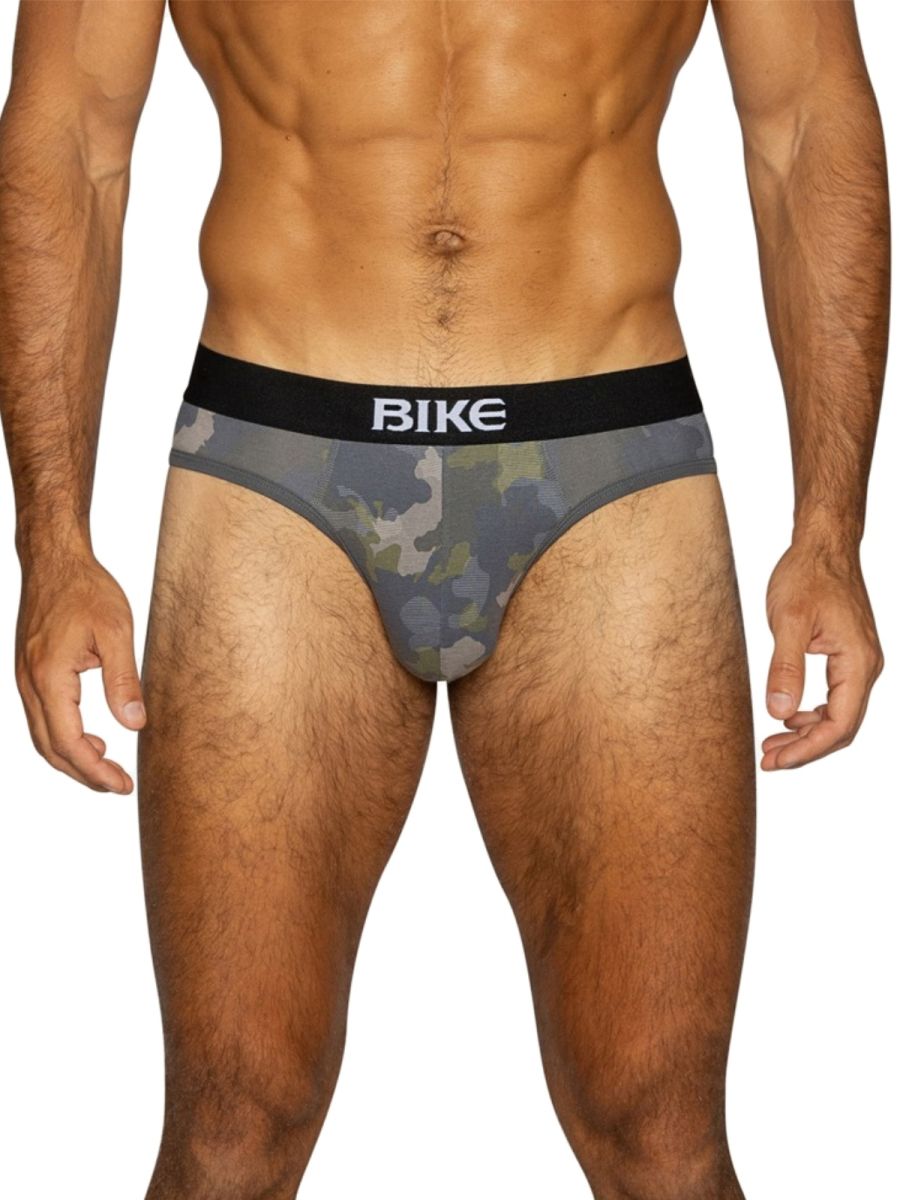 BIKE Athletic BAS327 Stretch Cotton Comfortable Brief Color Camo Plus Sizes